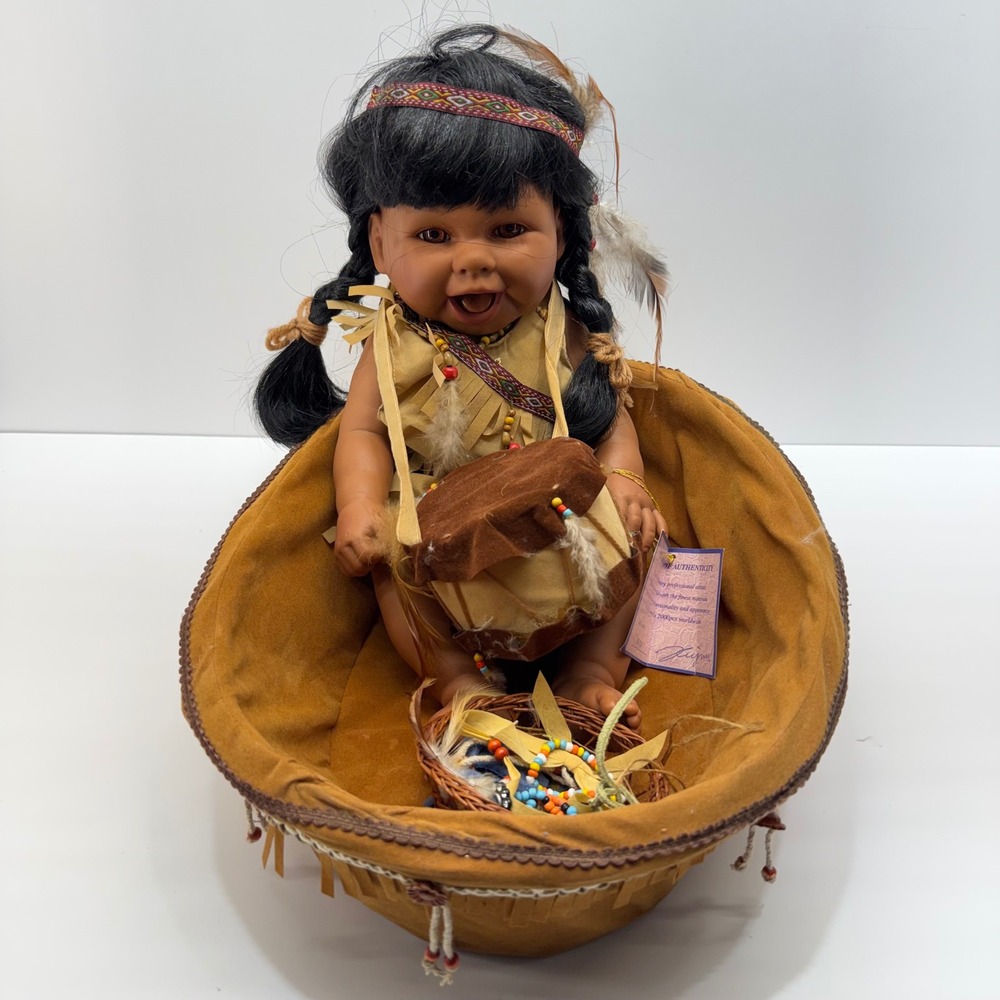 Goldenvale Collection Betsy Limited Edition Vinyl Doll Handcrafted Native Style